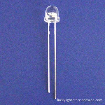 5mm Round with Flange Type Ultra Amber LED Lamp, Suitable for Various Applications